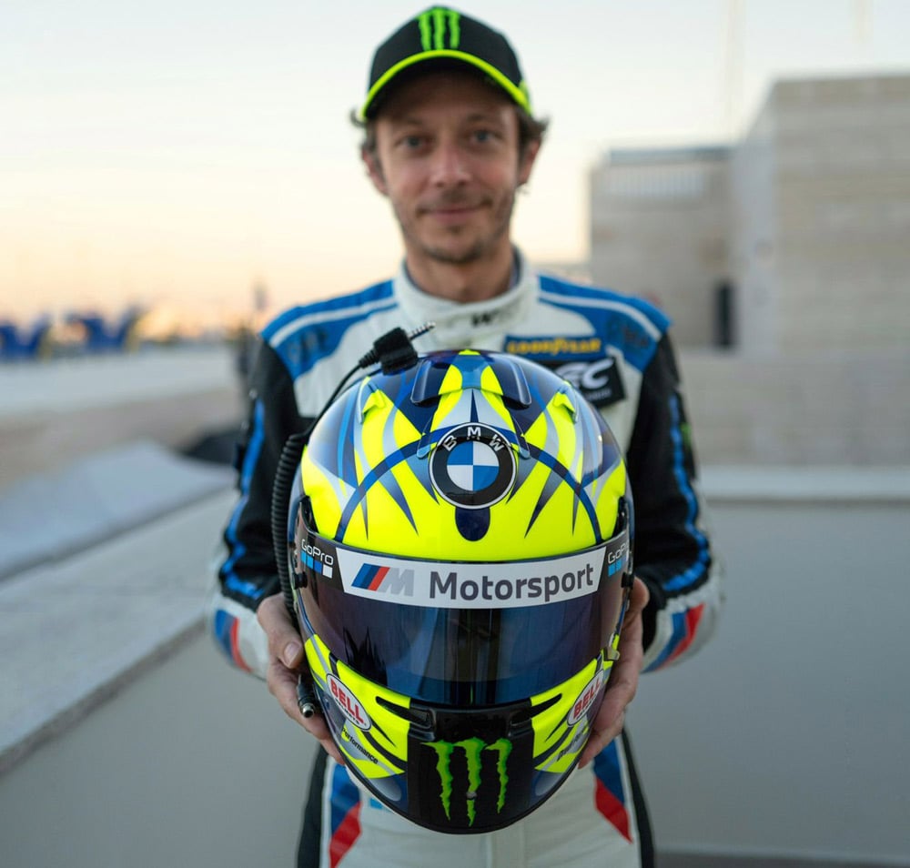 Valentino rossi sun discount and moon helmet